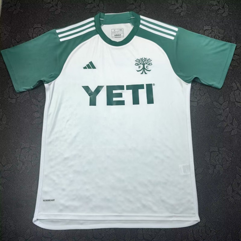 AAA Quality Austin 24/25 Away White Soccer Jersey